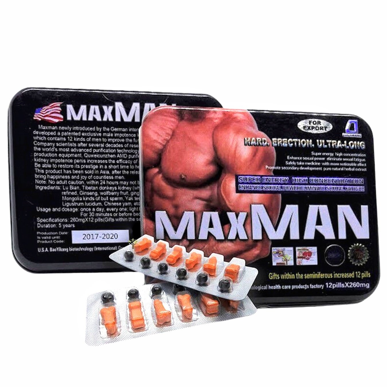 MaxMan Ultra Long High Energy Tablets