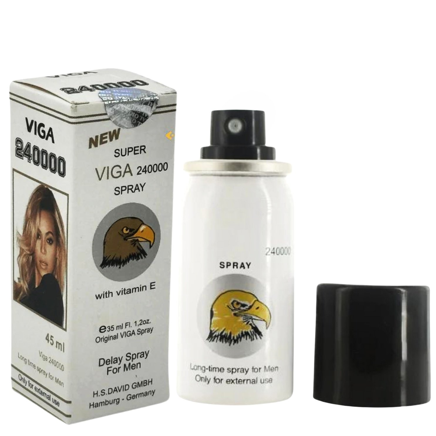 Super Viga 240000 vitamin E delay spray