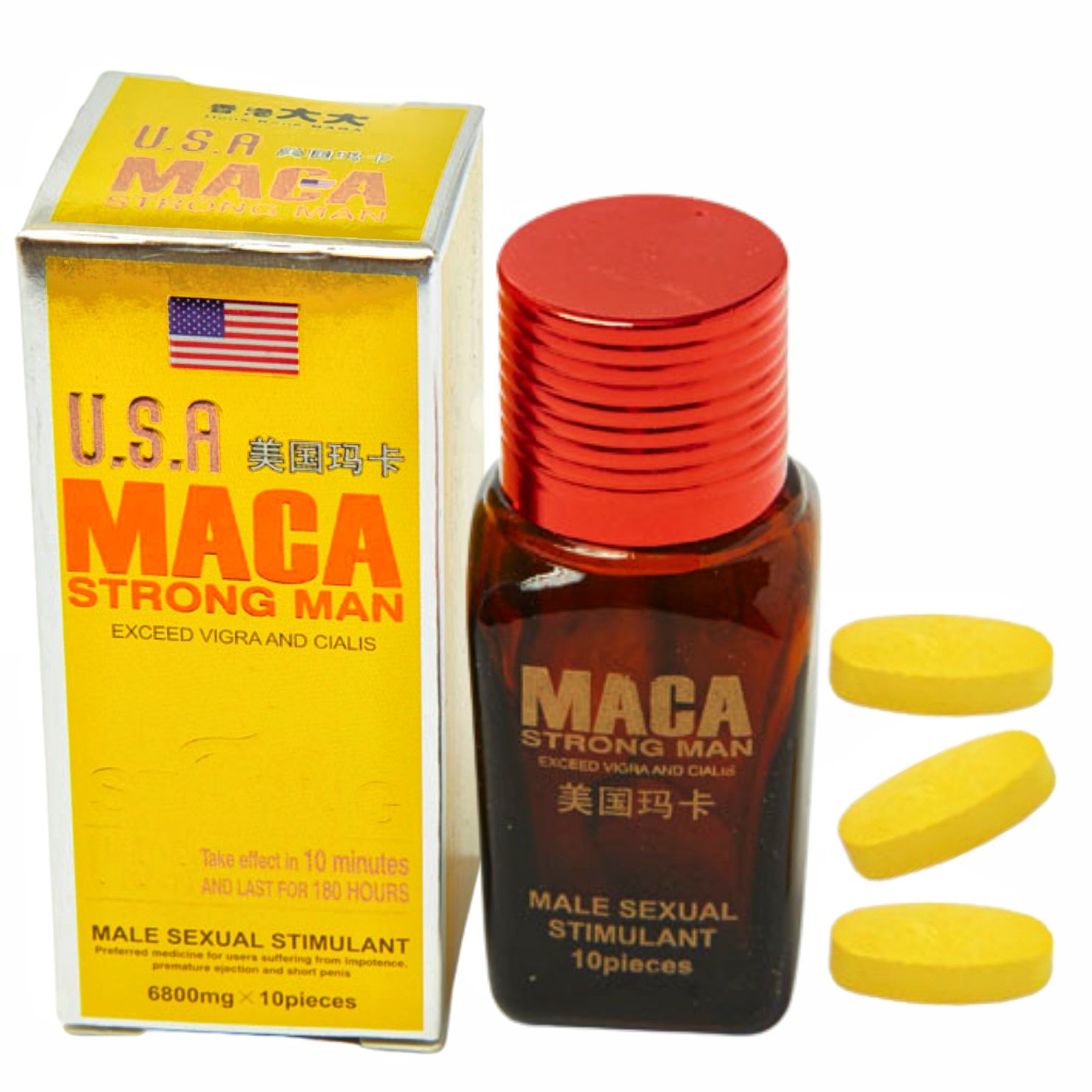 USA Maca Strong Man Dietary Tablets